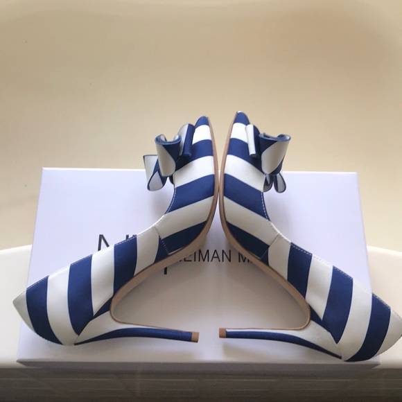 Neiman Marcus Abingdon Stripe bow - Picture 4 of 7